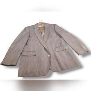 Haggar Imperial Vintage Wool Jacket Coat Blazer Mens Size 46